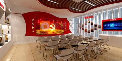 政府部門沉浸式黨建展館設(shè)計(jì)，展出單位風(fēng)采