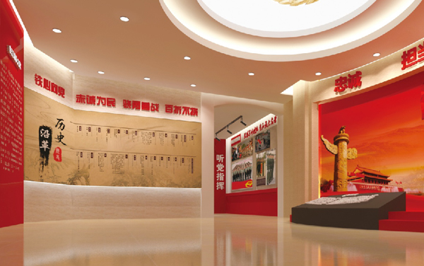 某部隊(duì)軍史展館建設(shè)